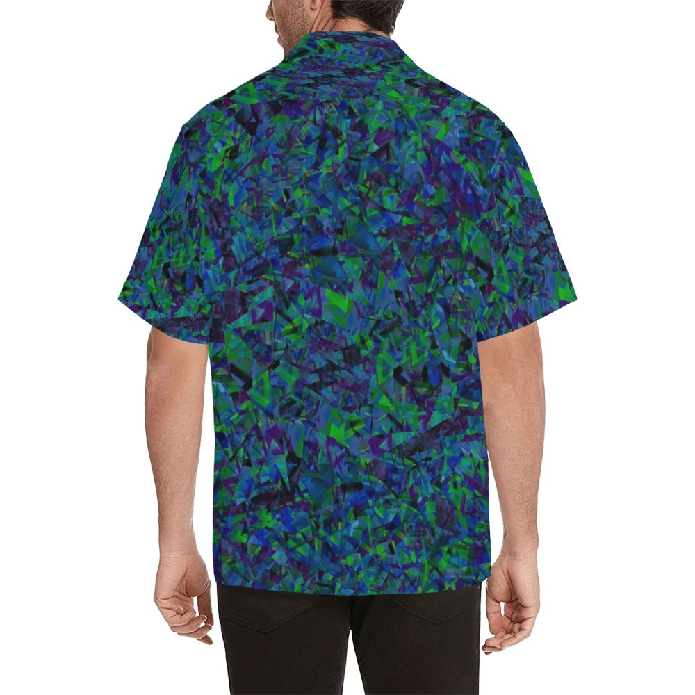 Short Sleeve Shirt With Pocket, Geometric D6651170